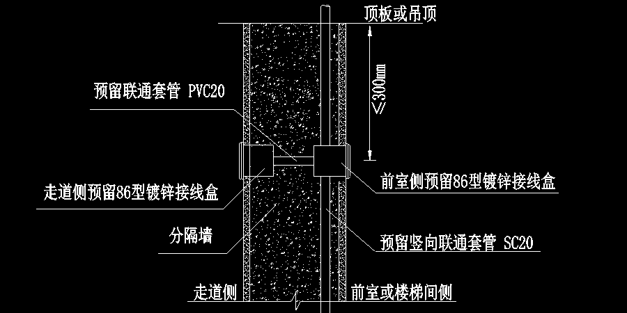 前室、楼梯间压力(压差)传感器安装图解